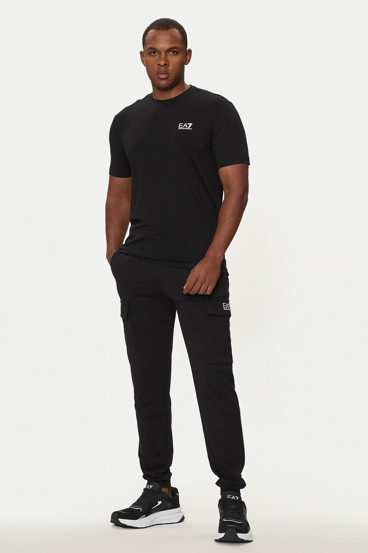Emporio Armani Bisiklet Yaka Erkek Logolu T-Shirt - 2