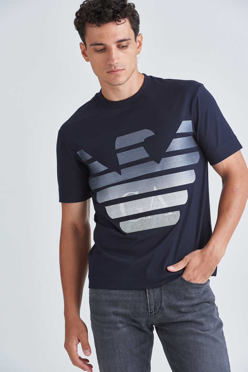 Emporio Armani Bisiklet Yaka Logolu T-Shirt - 1