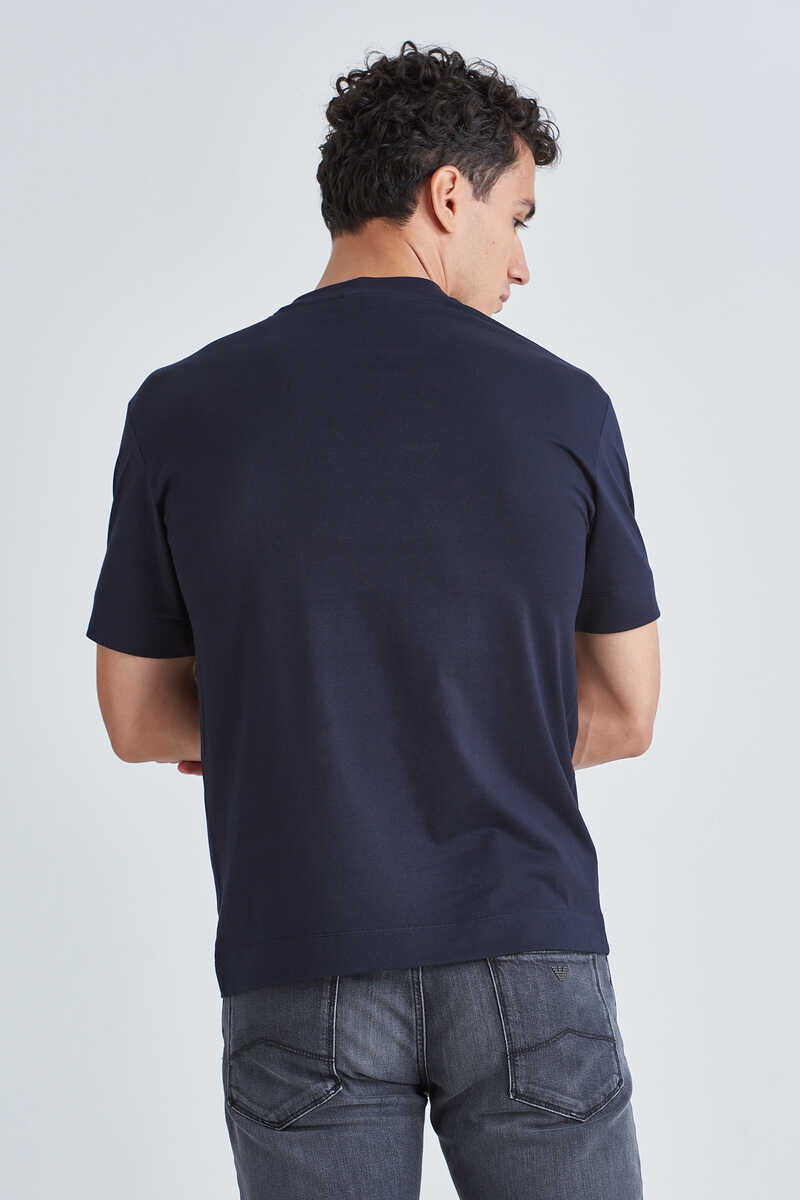 Emporio Armani Bisiklet Yaka Logolu T-Shirt - 4