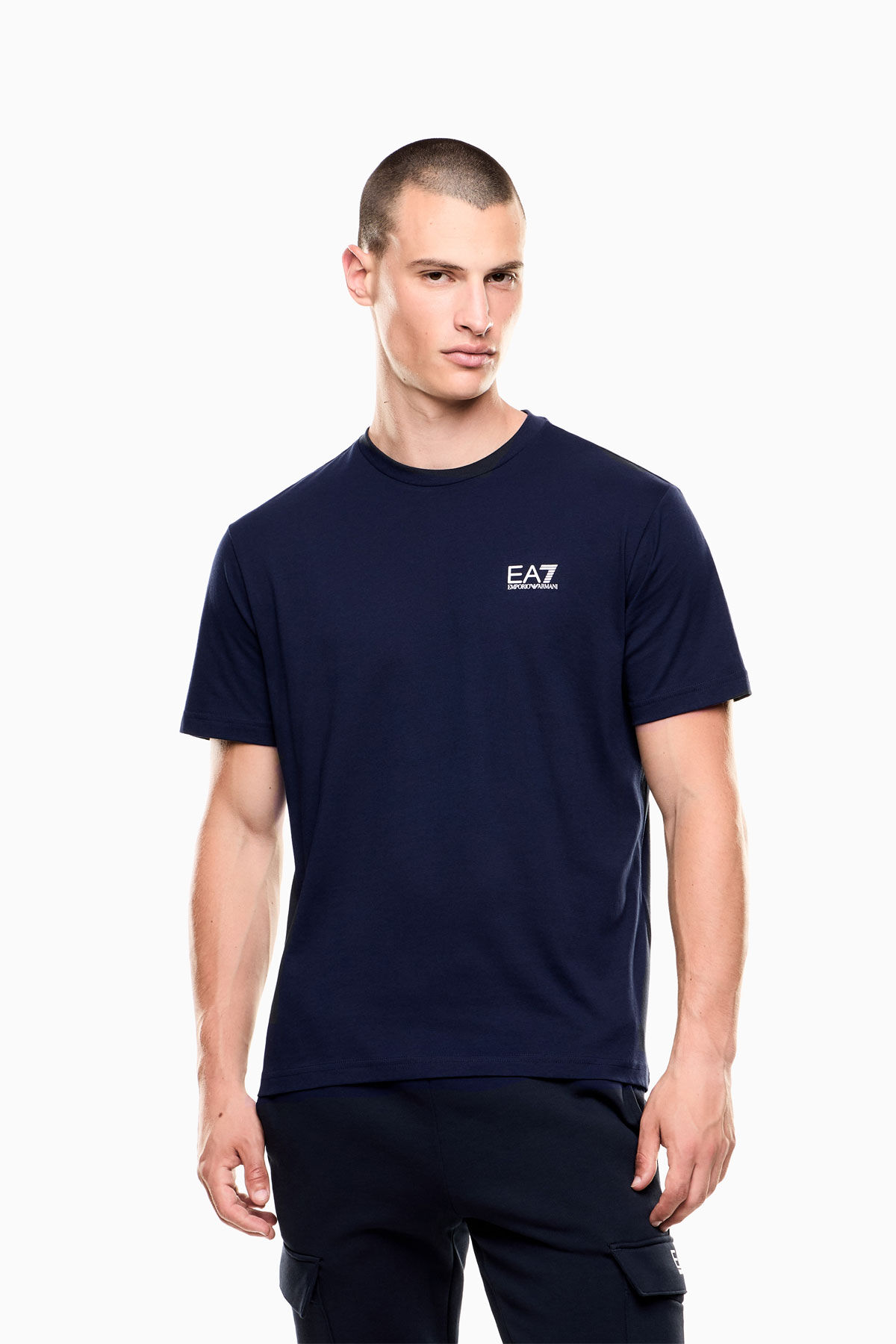 Emporio Armani Bisiklet Yaka Logolu T-Shirt - 1