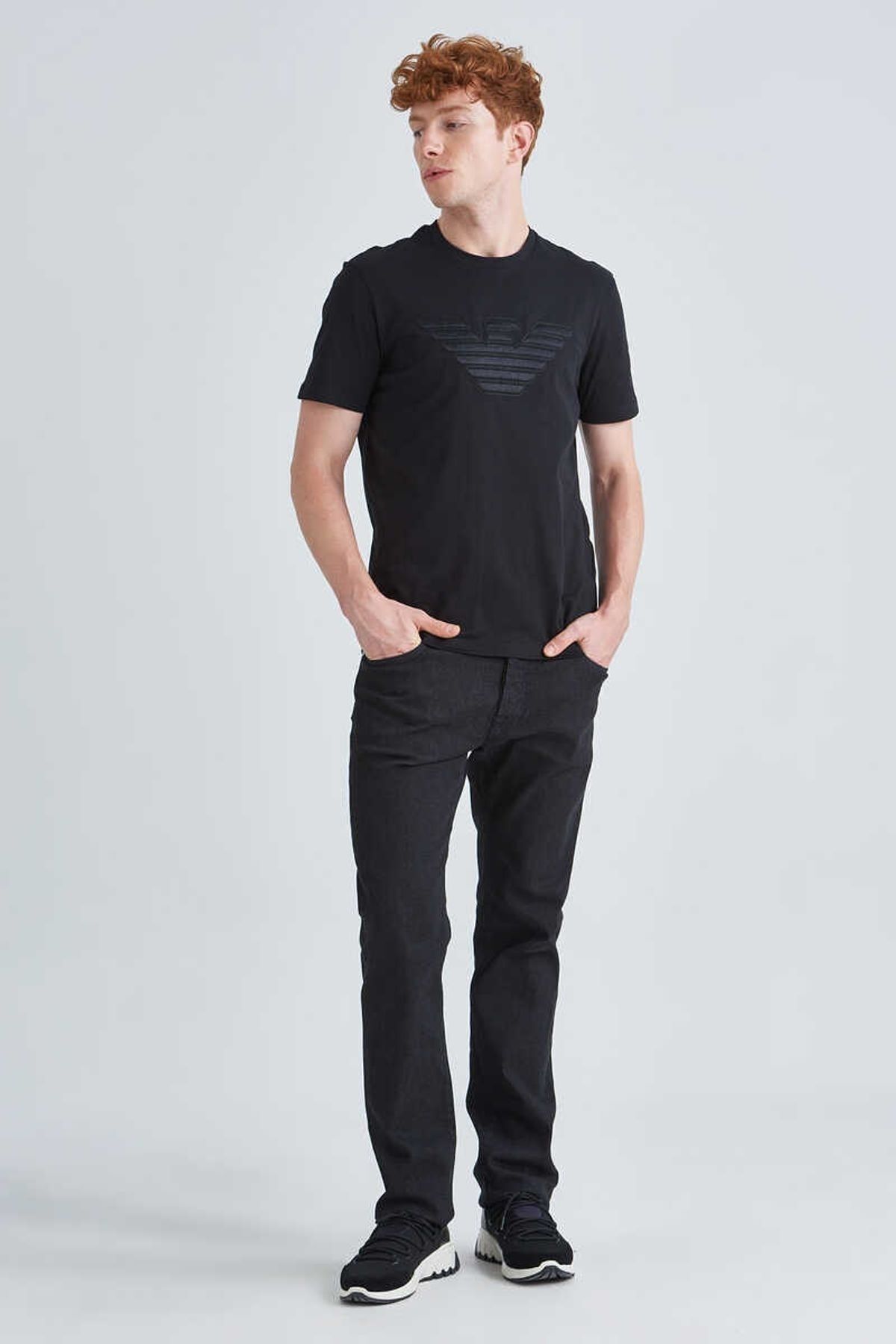 Emporio Armani Bisiklet Yaka Logolu T-Shirt - 12