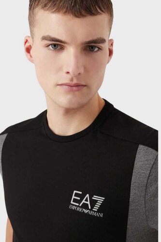 Emporio Armani Erkek Bisiklet Yaka T-Shirt - 4