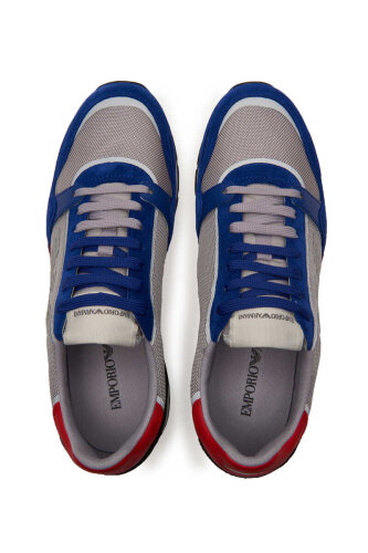 Emporio Armani Erkek Bağcıklı Sneaker - 4