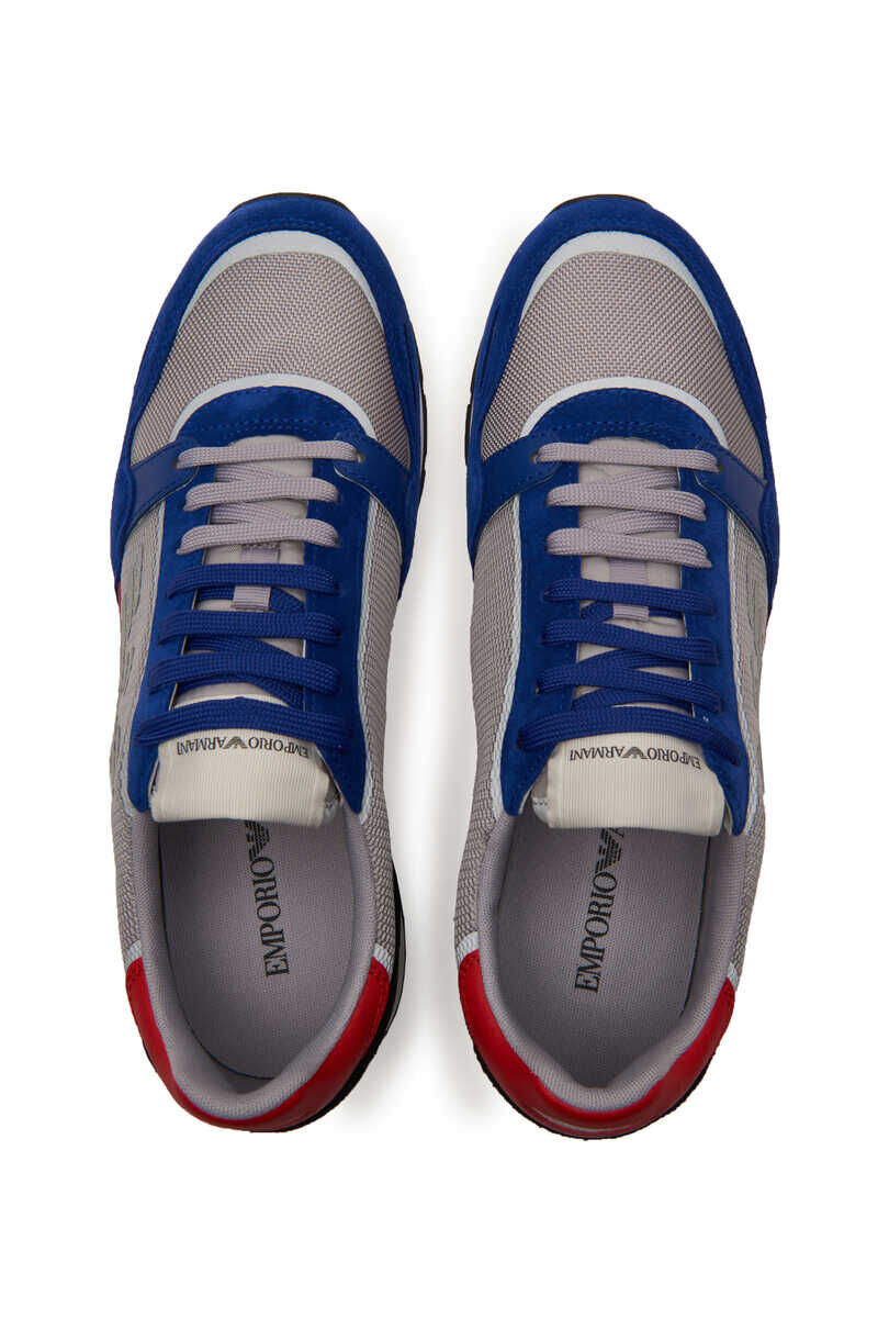 Emporio Armani Erkek Bağcıklı Sneaker - 4