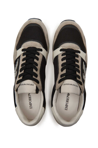 Emporio Armani Erkek Bağcıklı Sneaker - 4