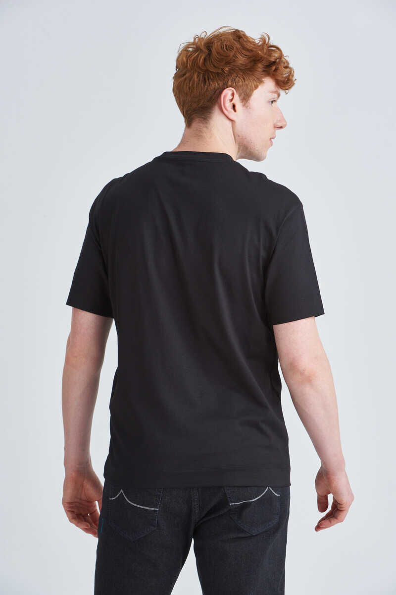 Emporio Armani Erkek Bisiklet Yaka Logolu T-Shirt - 2