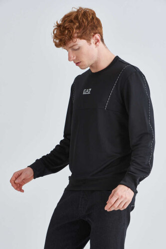Emporio Armani Erkek Bisiklet Yaka Sweatshirt - 3
