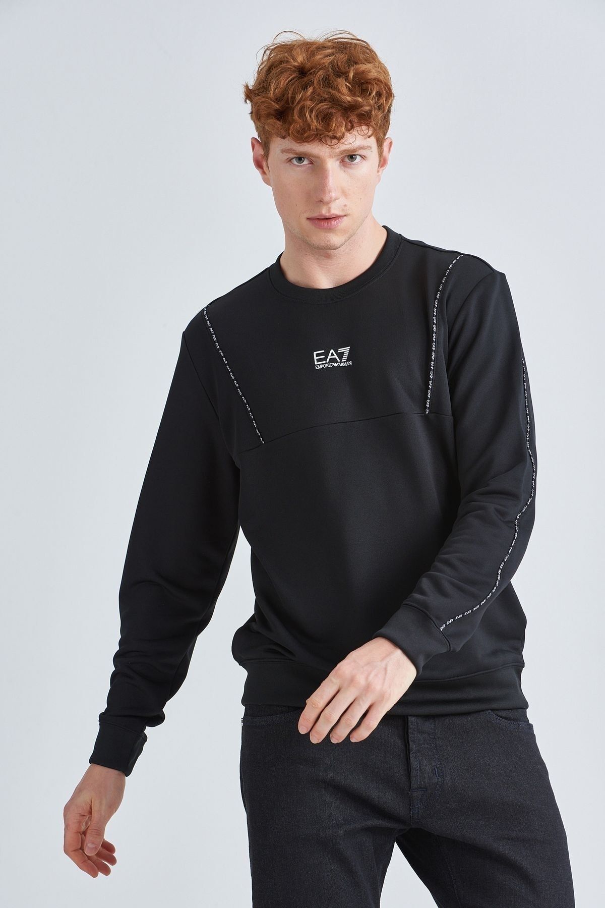 Emporio Armani Erkek Bisiklet Yaka Sweatshirt - 6