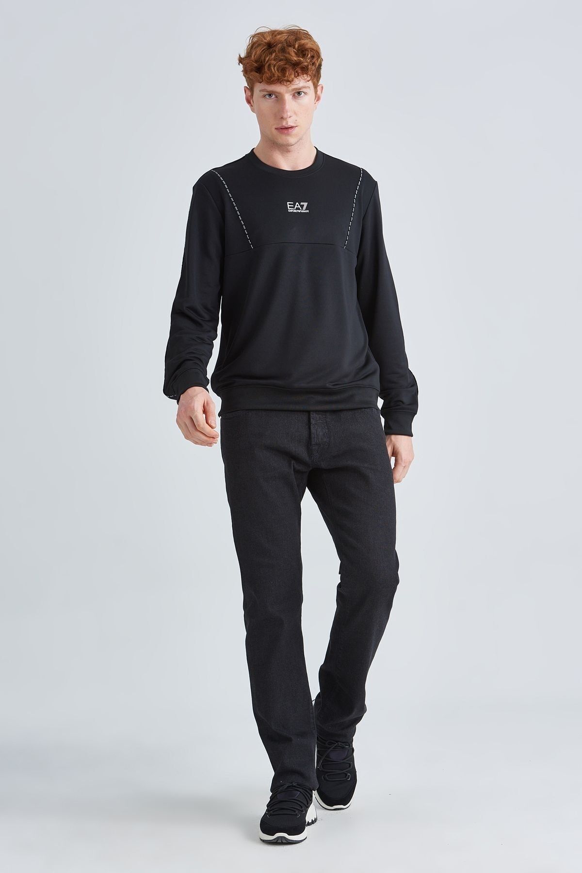 Emporio Armani Erkek Bisiklet Yaka Sweatshirt - 7