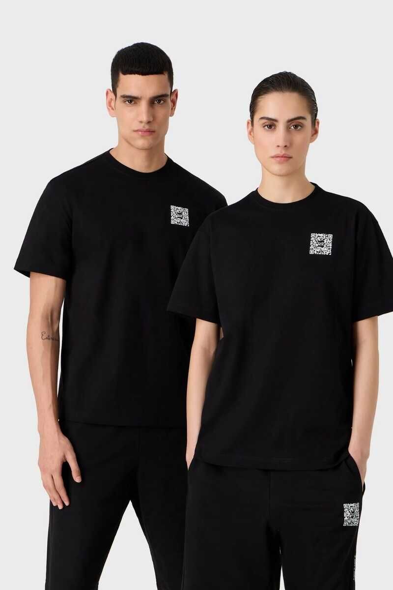 Emporio Armani Unisex Bisiklet Yaka T-Shirt - 1