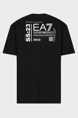 Emporio Armani Unisex Bisiklet Yaka T-Shirt - 4
