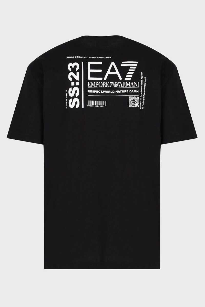 Emporio Armani Unisex Bisiklet Yaka T-Shirt - 4