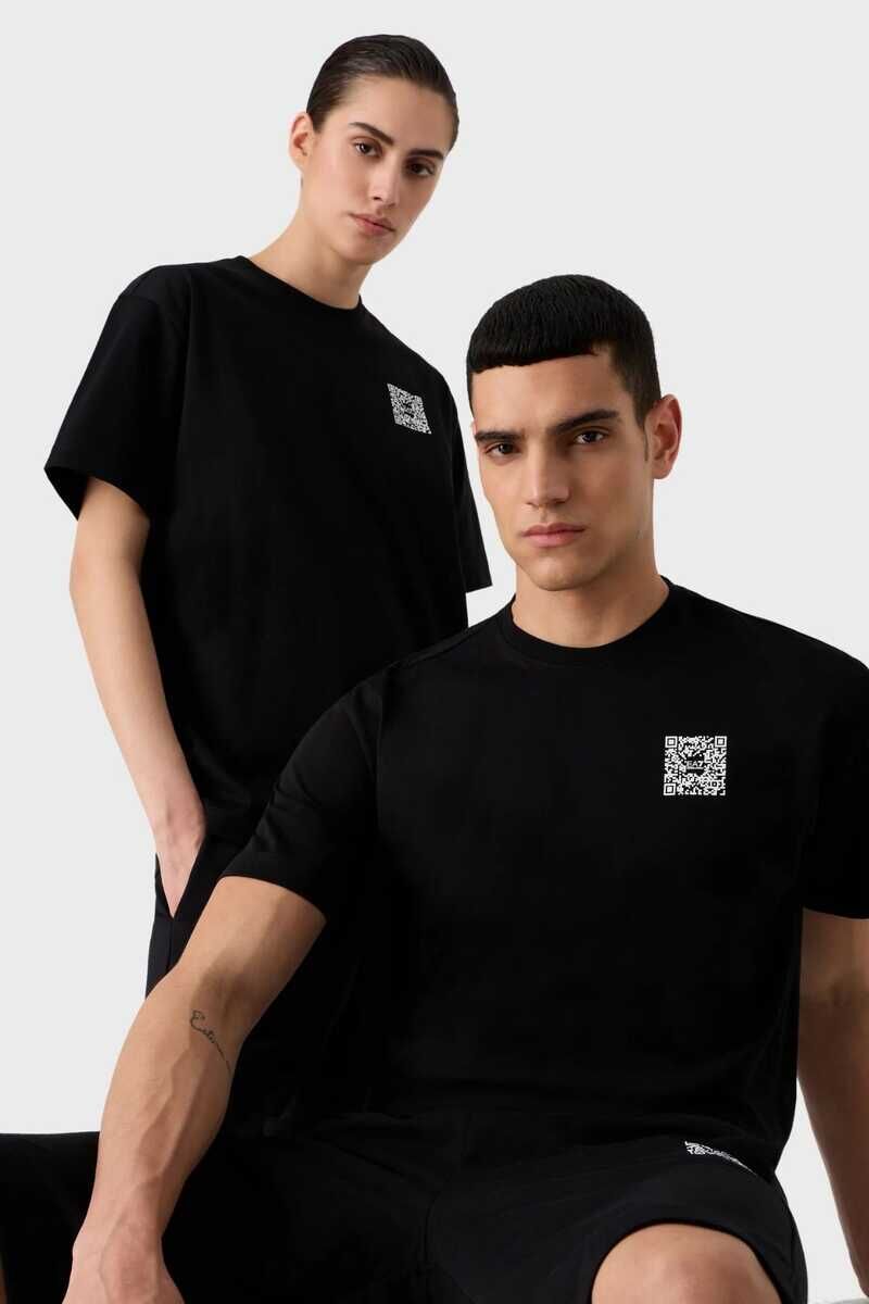 Emporio Armani Unisex Bisiklet Yaka T-Shirt - 5