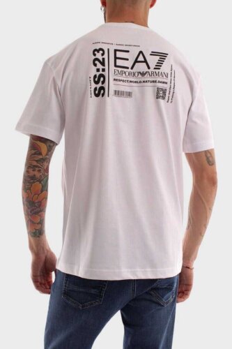 Emporio Armani Unisex Bisiklet Yaka T-Shirt - 2