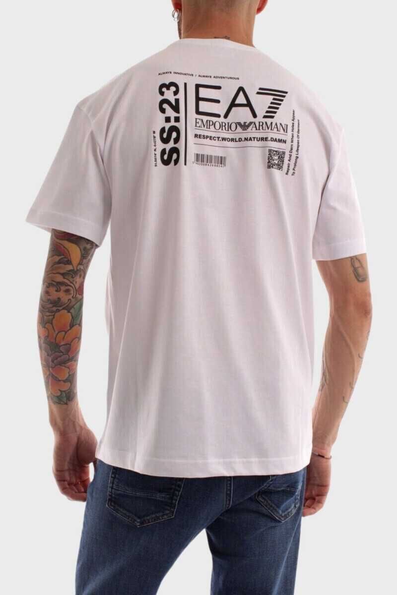 Emporio Armani Unisex Bisiklet Yaka T-Shirt - 2