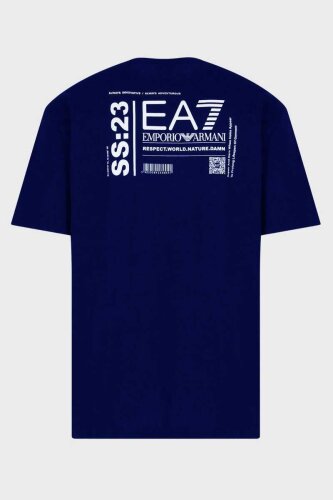 Emporio Armani Unisex Bisiklet Yaka T-Shirt - 2