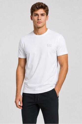 Emporio Armani Erkek Bisiklet Yaka T-Shirt - Emporio Armani