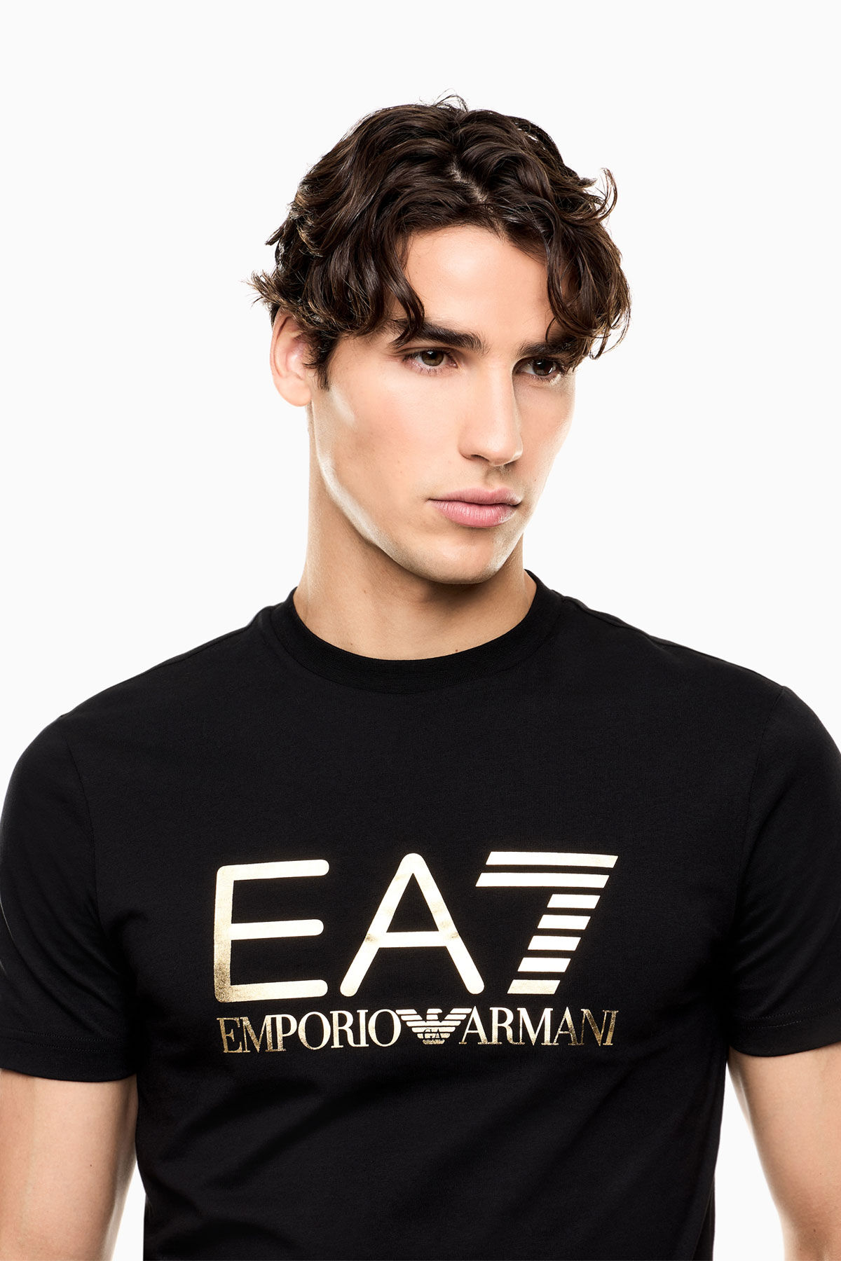 Emporio Armani Erkek Bisiklet Yaka T-Shirt - 4