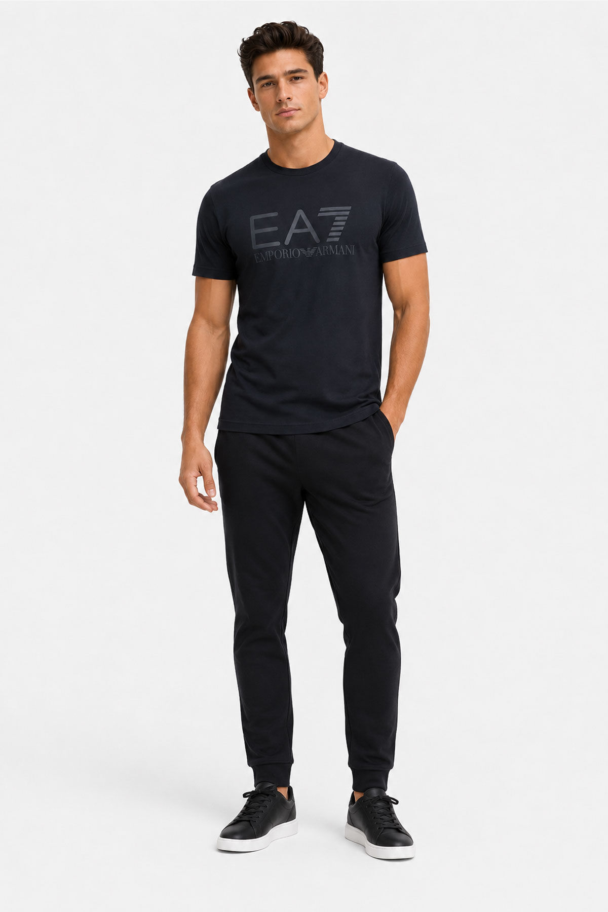 Emporio Armani Erkek Bisiklet Yaka T-Shirt - 3