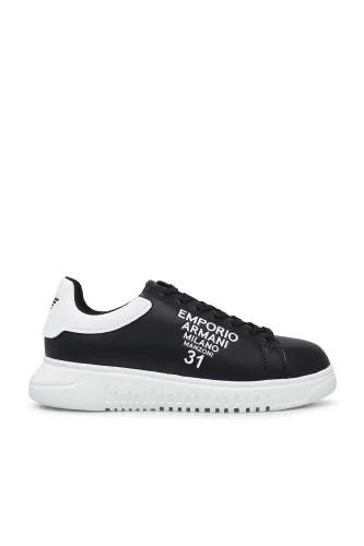 Emporio Armani Erkek Deri Sneaker - 2