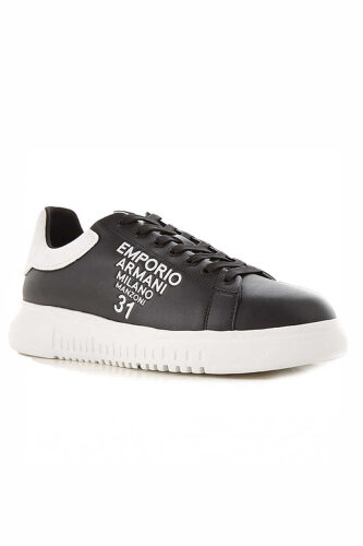 Emporio Armani Erkek Deri Sneaker - 1