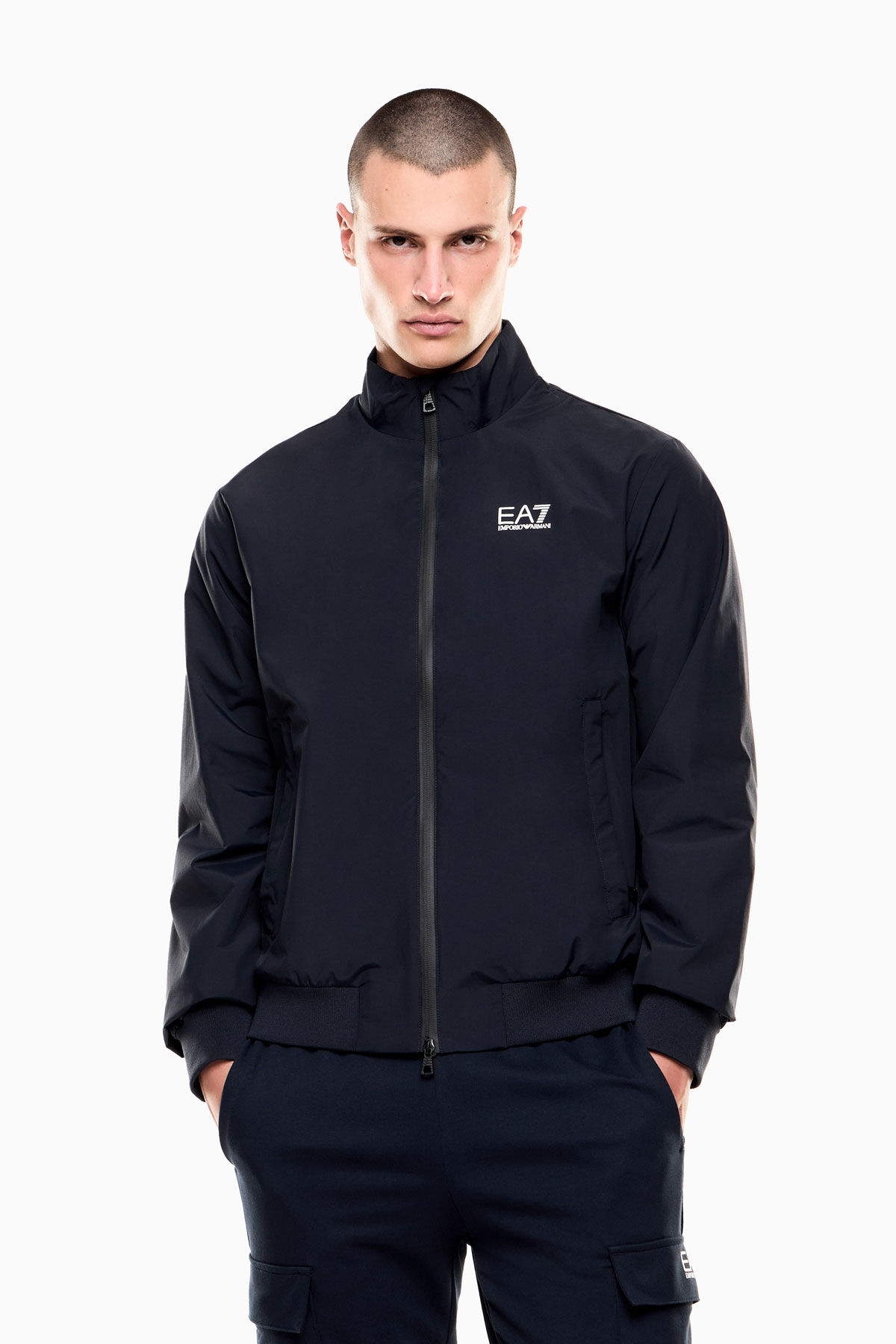 Emporio Armani Erkek Fermuarlı Ceket - 1