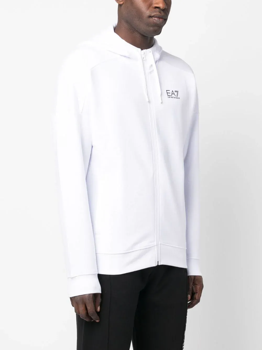 Emporio Armani Erkek Kapşonlu Logolu Sweatshirt - 1