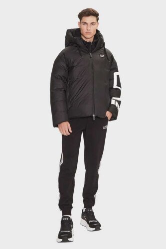 Emporio Armani Erkek Kapşonlu Şişme Mont - 2