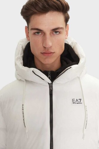 Emporio Armani Erkek Kapşonlu Şişme Mont - 4