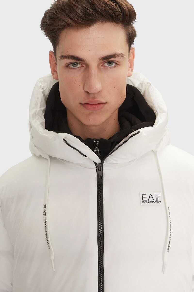 Emporio Armani Erkek Kapşonlu Şişme Mont - 4