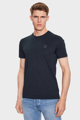 Emporio Armani Erkek Logolu Bisiklet Yaka T-Shirt - Emporio Armani