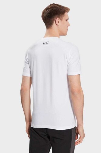 Emporio Armani Erkek Logolu Bisiklet Yaka T-Shirt - 3