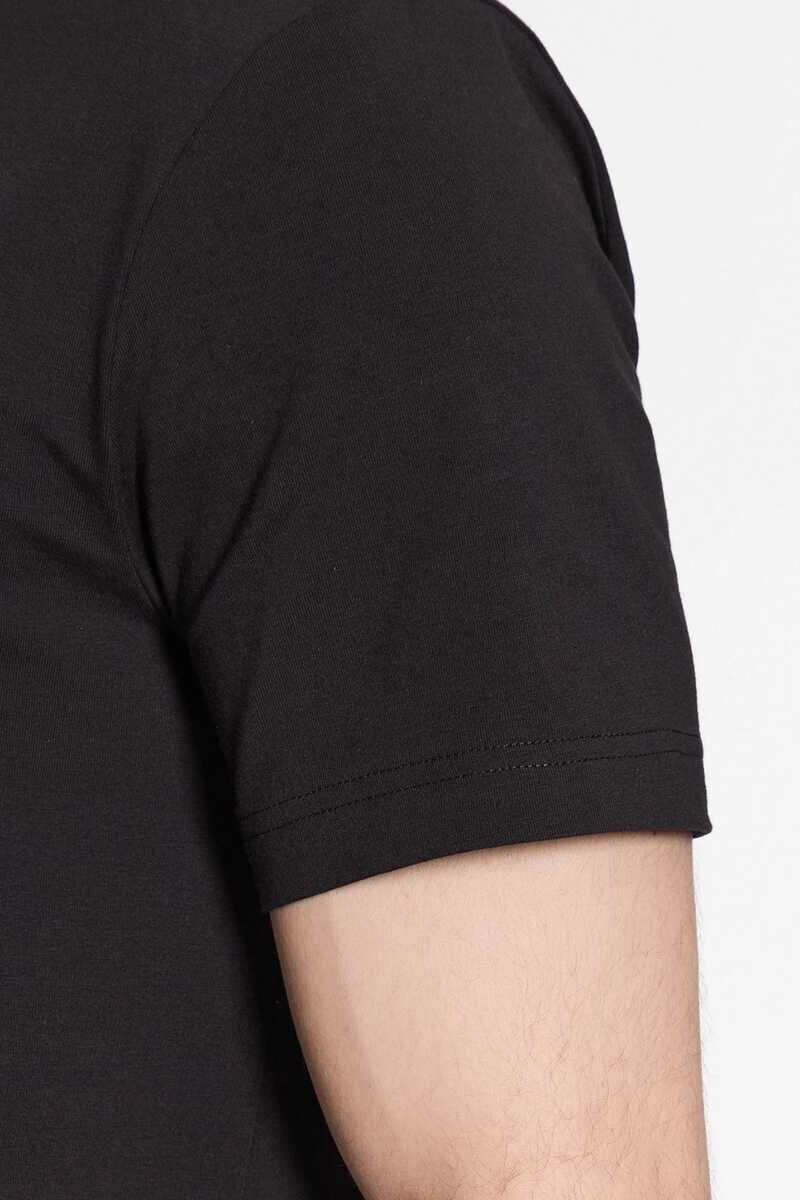 Emporio Armani Erkek Logolu Bisiklet Yaka T-Shirt - 6