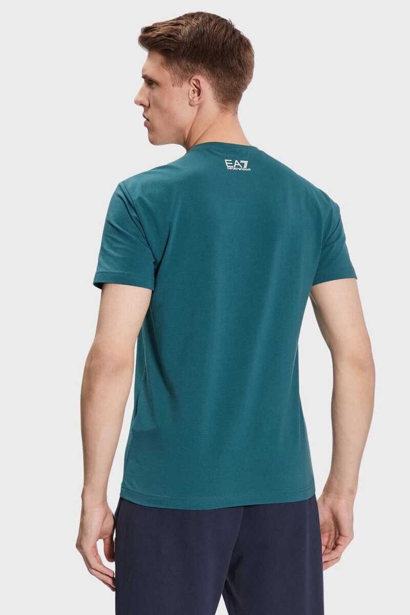 Emporio Armani Erkek Logolu Bisiklet Yaka T-Shirt - 3