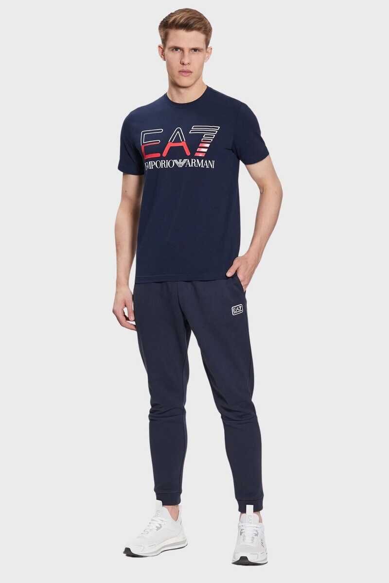 Emporio Armani Erkek Logolu Bisiklet Yaka T-Shirt - 2