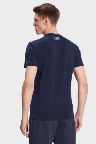 Emporio Armani Erkek Logolu Bisiklet Yaka T-Shirt - 3