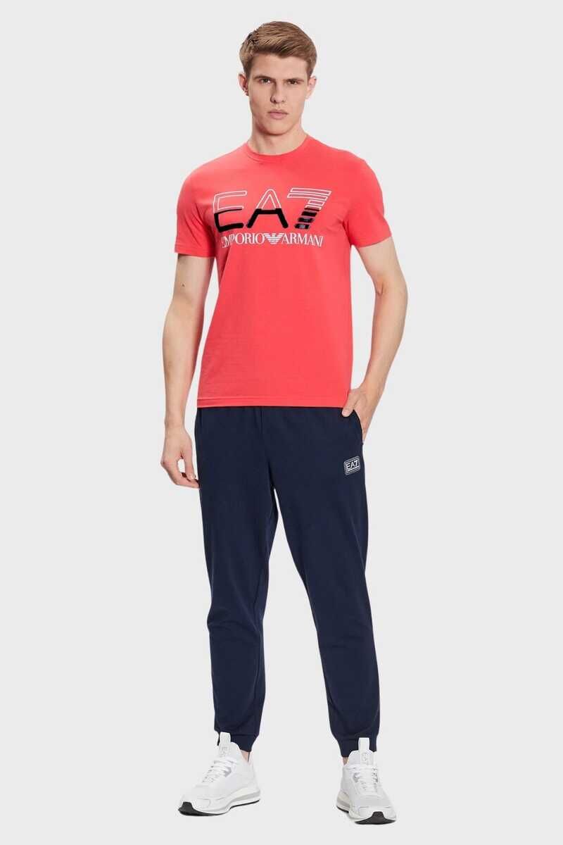 Emporio Armani Erkek Logolu Bisiklet Yaka T-Shirt - 2