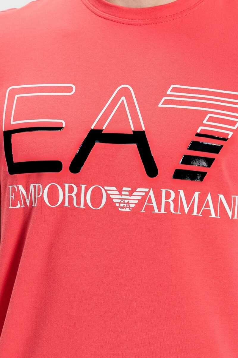 Emporio Armani Erkek Logolu Bisiklet Yaka T-Shirt - 4