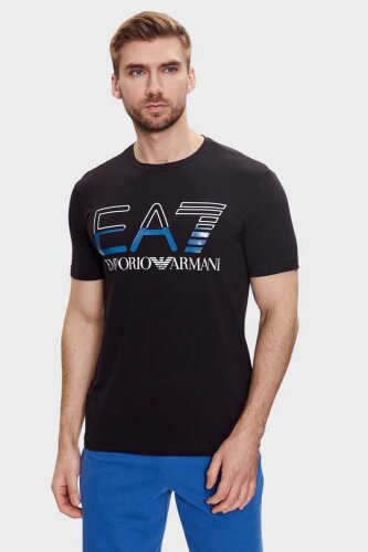 Emporio Armani Erkek Logolu Bisiklet Yaka T-Shirt - Emporio Armani