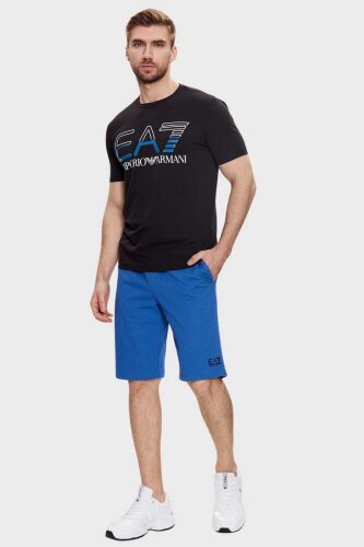 Emporio Armani Erkek Logolu Bisiklet Yaka T-Shirt - 2