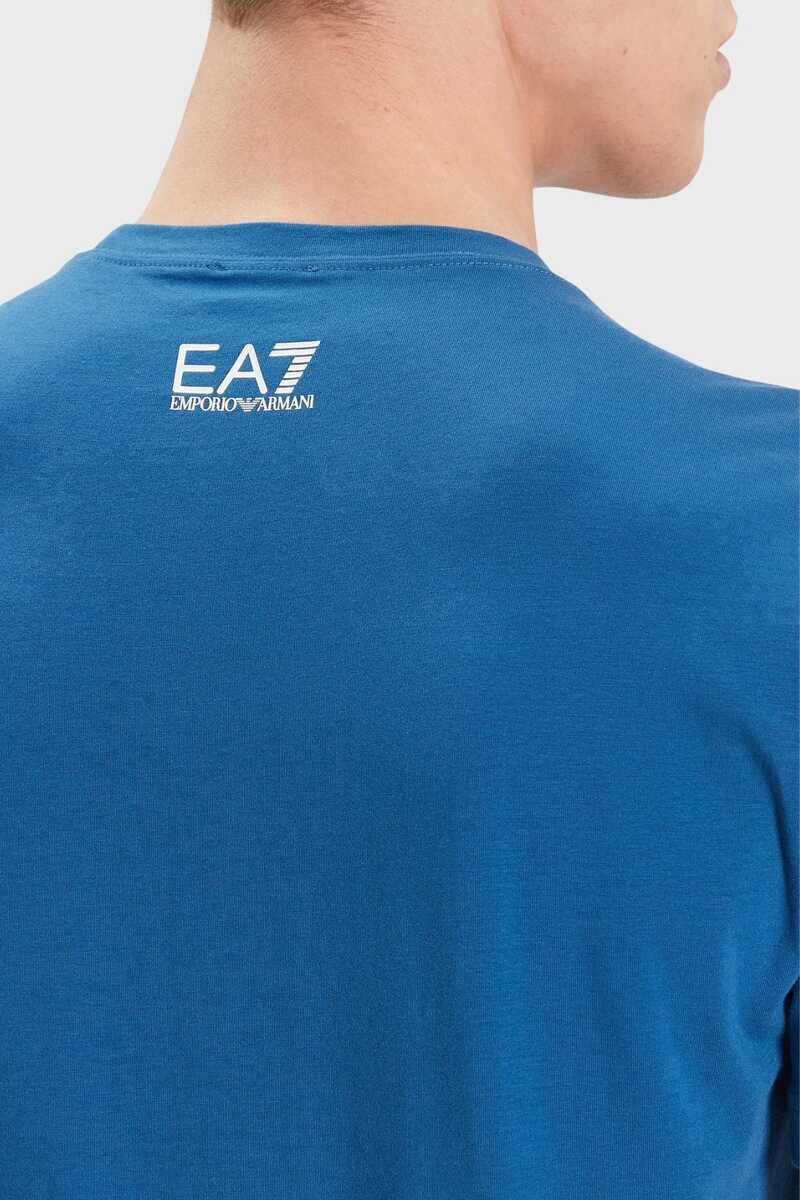 Emporio Armani Erkek Logolu Bisiklet Yaka T-Shirt - 5
