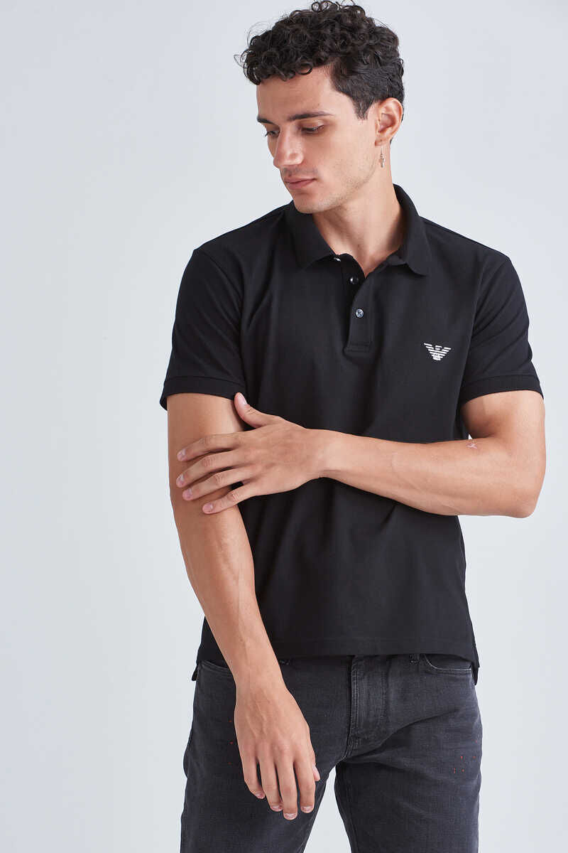 Emporio Armani Erkek Polo Yaka T-Shirt - 1