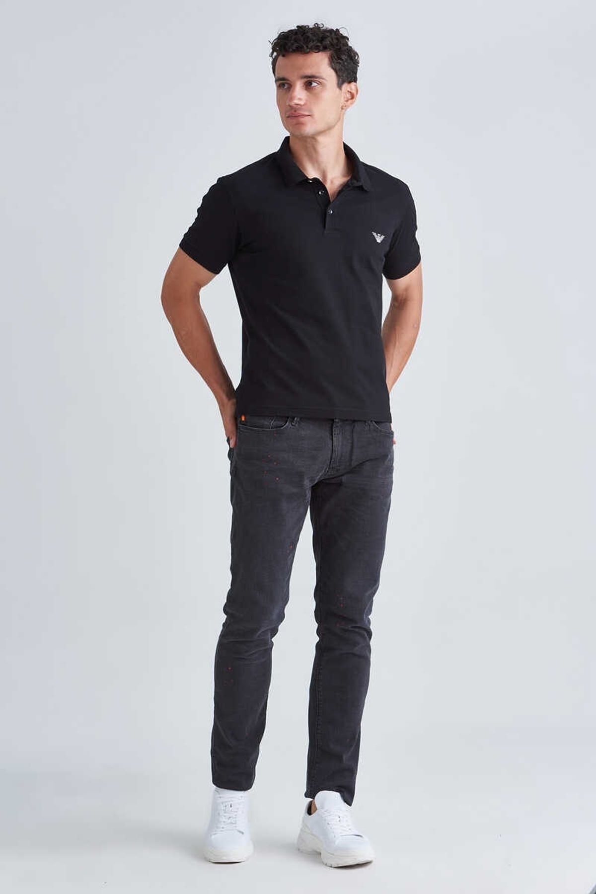 Emporio Armani Erkek Polo Yaka T-Shirt - 10