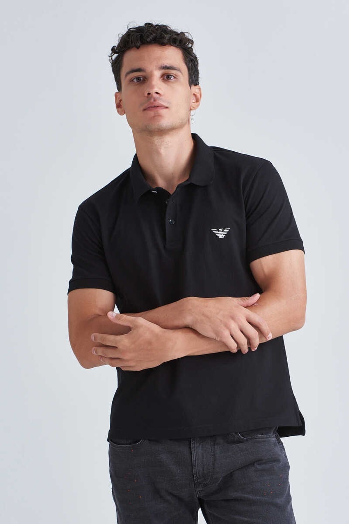 Emporio Armani Erkek Polo Yaka T-Shirt - 11