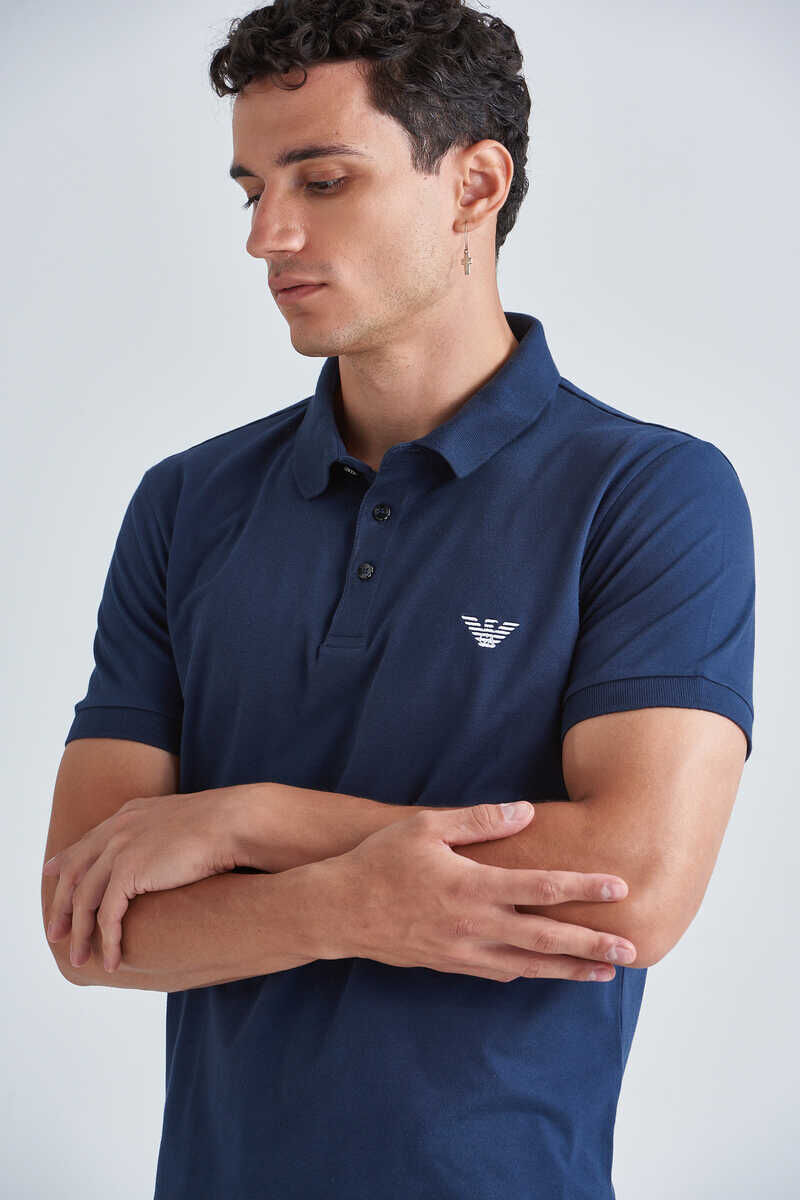 Emporio Armani Erkek Polo Yaka T-Shirt - 3