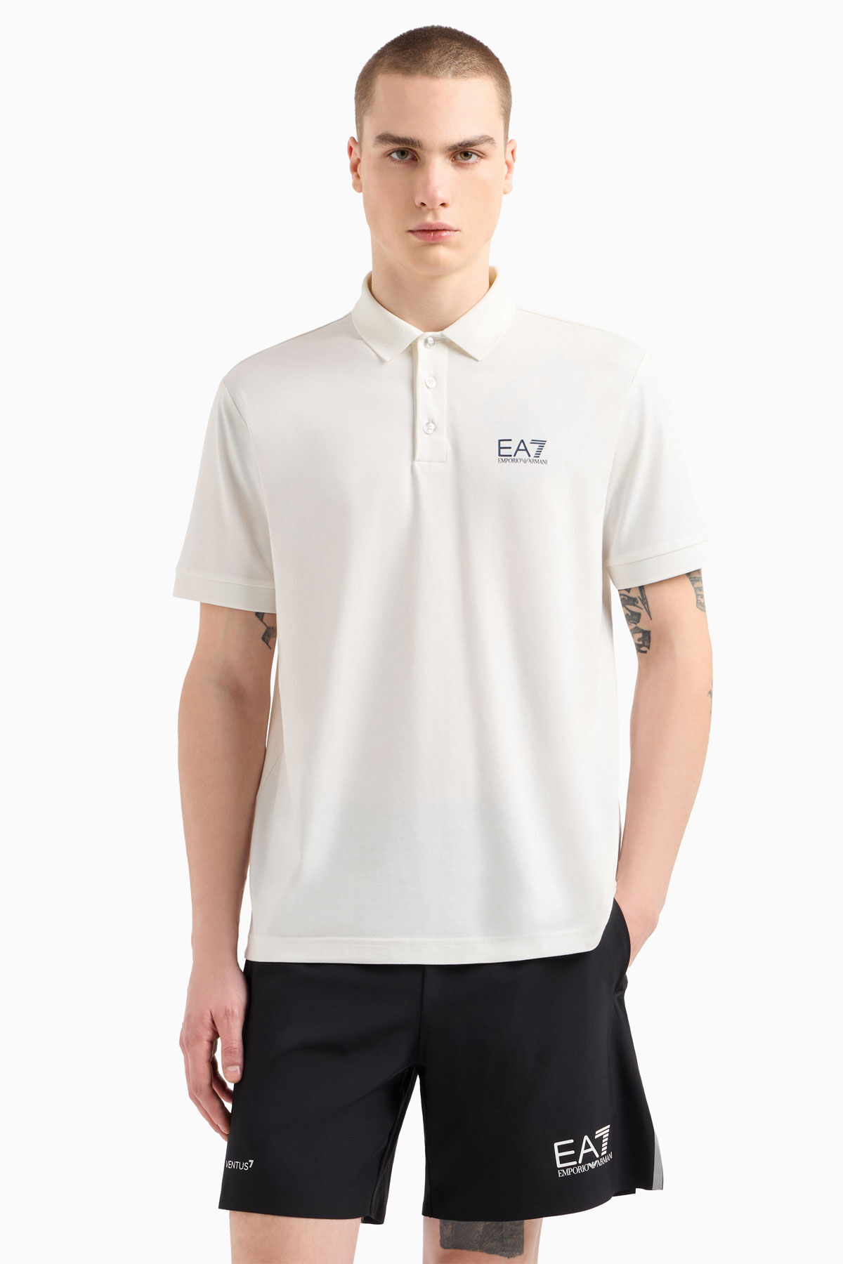 Emporio Armani Erkek Polo Yaka T-Shirt - 1