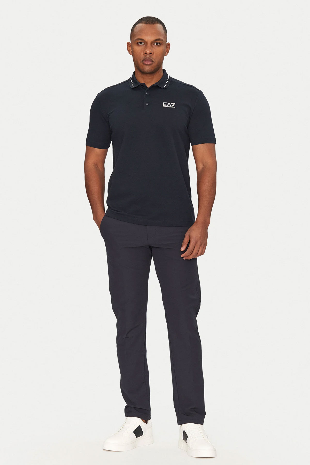 Emporio Armani Erkek Polo Yaka T-Shirt - 2