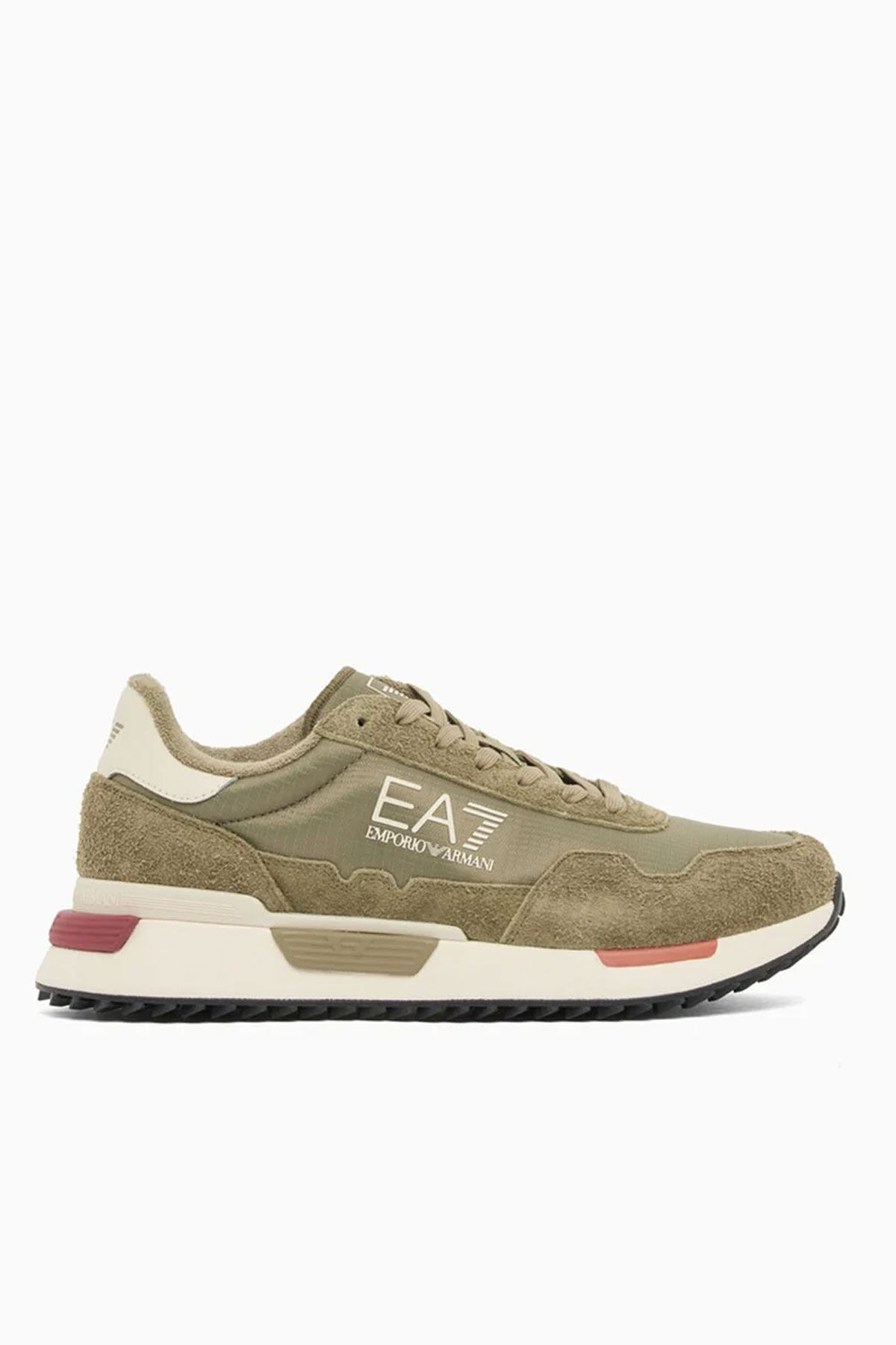 Emporio Armani Erkek Süet Sneaker - 1