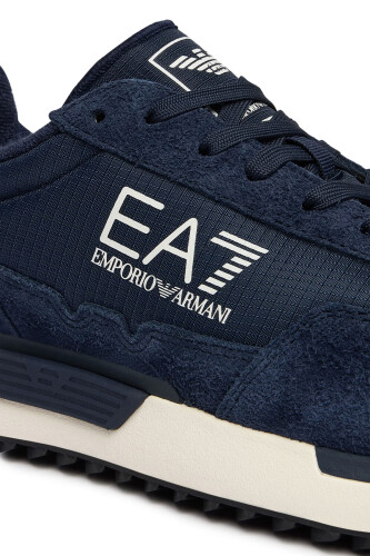 Emporio Armani Erkek Süet Sneaker - 6