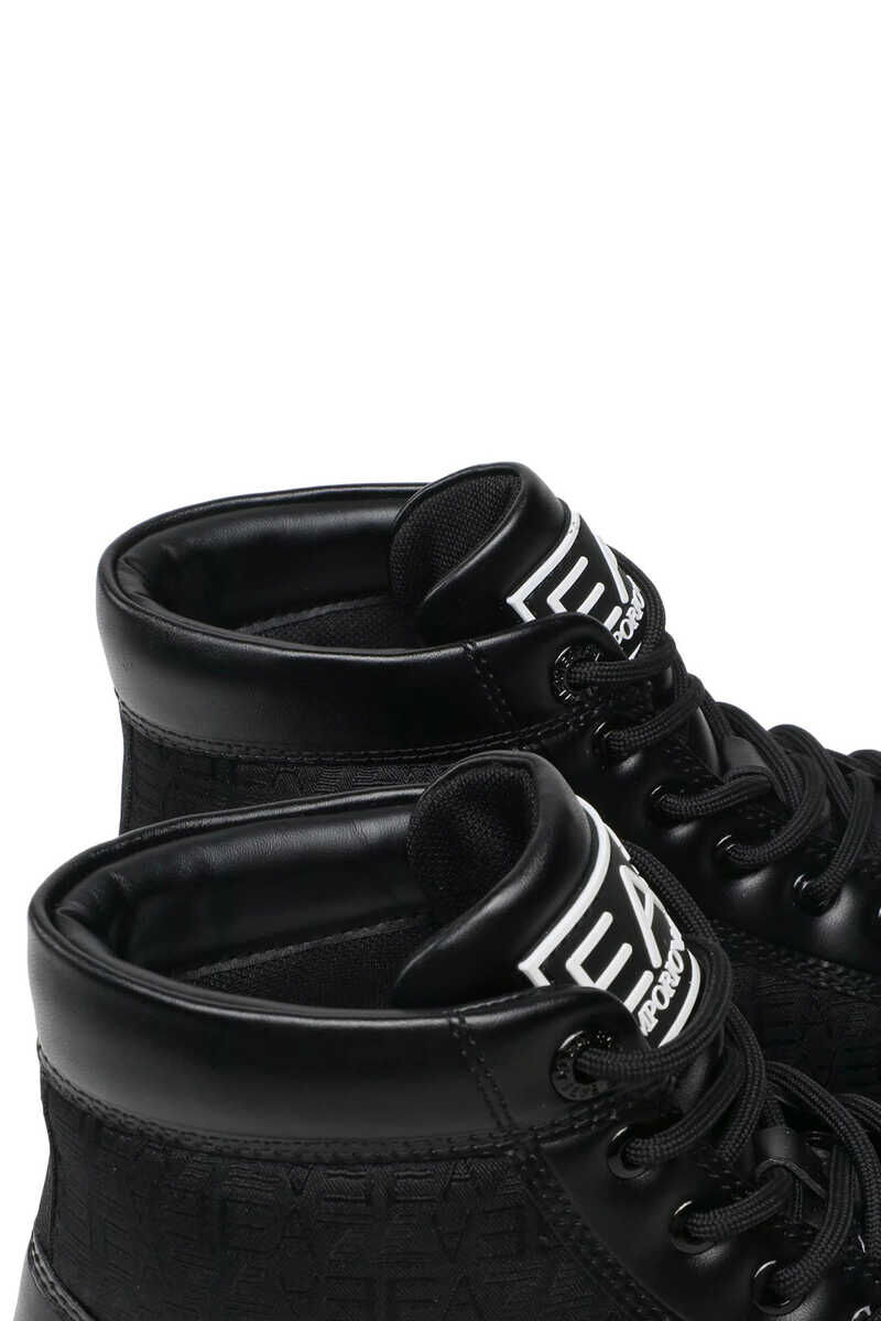 Emporio Armani Erkek Yarım Bot Sneaker - 5